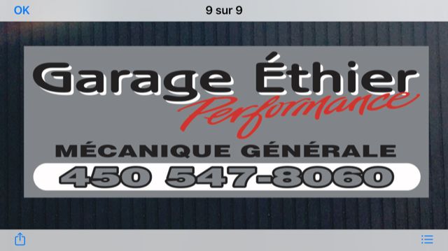Garage Ethier performance