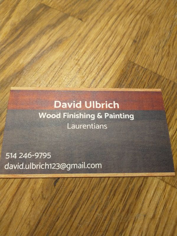 Finition de bois et peinture Laurentides