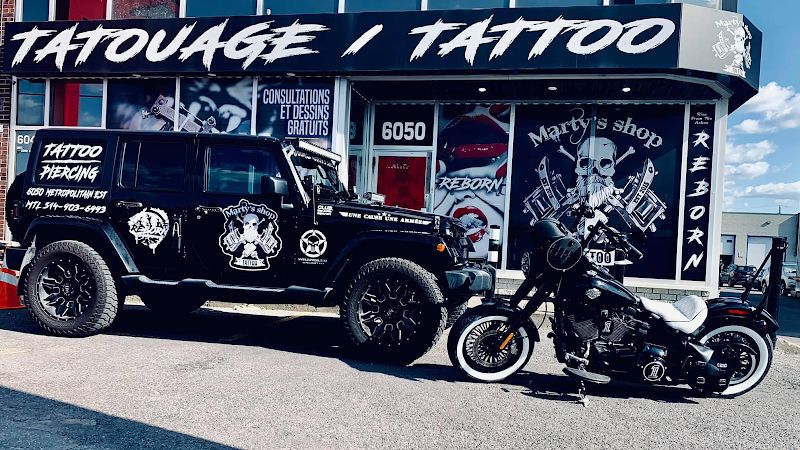 tatouage Marty's shop montreal