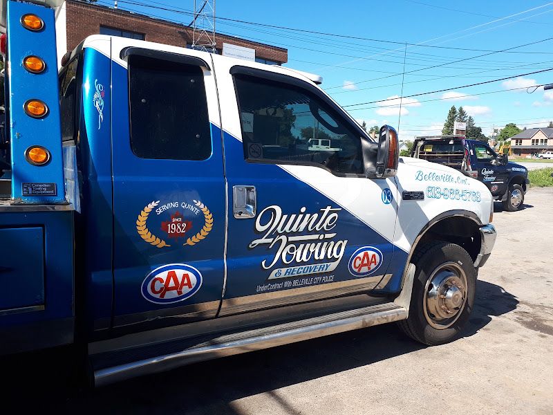Quinte Towing and Recovery Ltd - Towing Company Belleville